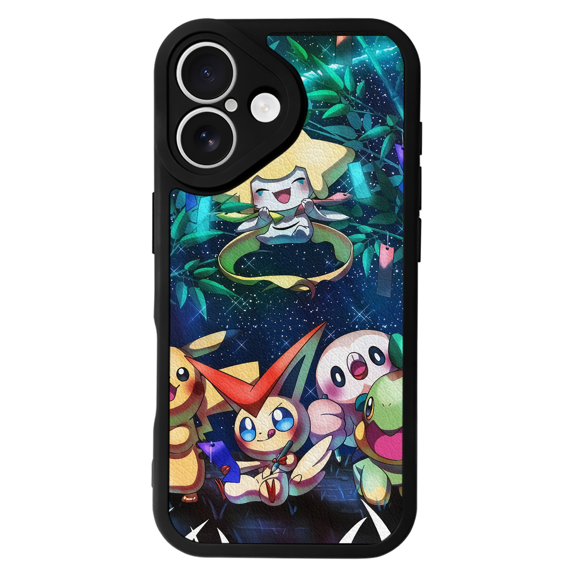（画像用） ポケットモンスター Pokémon 【iPhone 16シリーズ対応】シリコンスマホケース（レザー調） 材質：シリコン